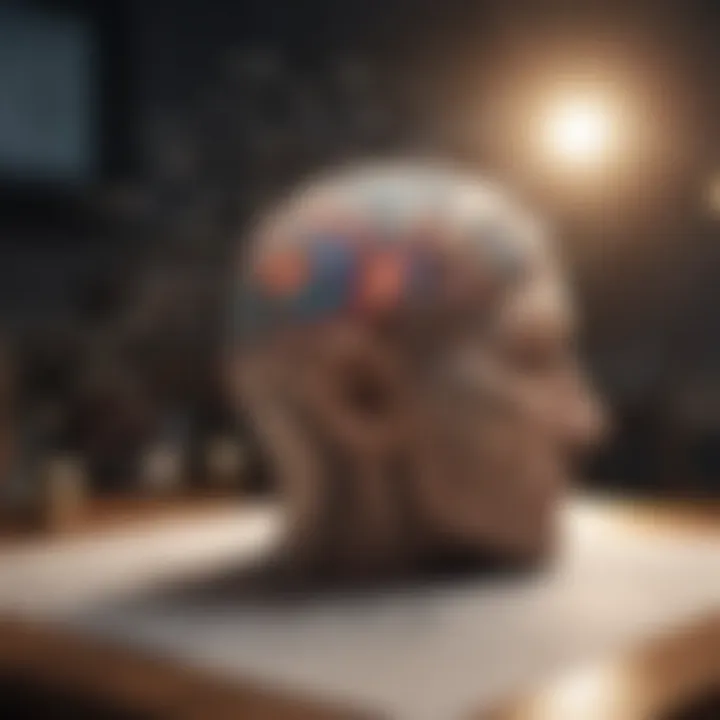 A mind map illustrating concepts of psychological insights