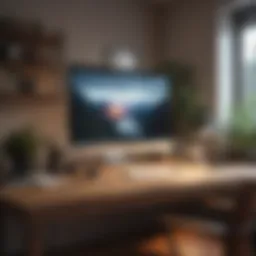 A serene workspace designed for optimal focus.