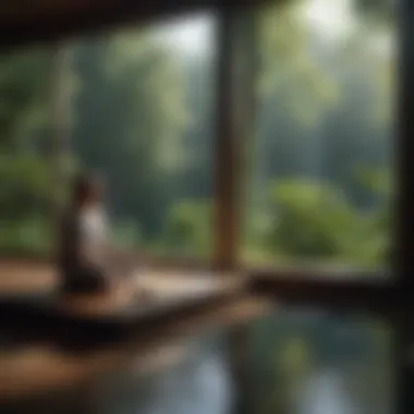 A serene environment for meditation