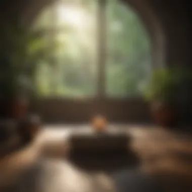 Cultivating Mindfulness for Mental Clarity A quiet meditation space highlighting mindfulness practice