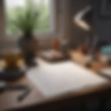 Crafting Your Personalized Morning Routine A well-organized morning routine planner on a desk