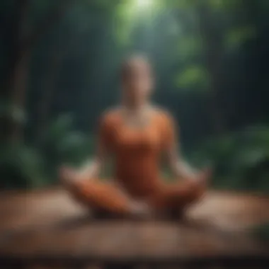 The Power of Mindfulness A person meditating in a peaceful environment