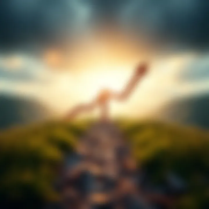 The Path to Motivation Symbolic representation of motivation with a rising arrow