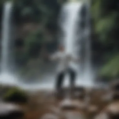 Flowing Grace: Tai Chi by Waterfall Tai Chi by Waterfall