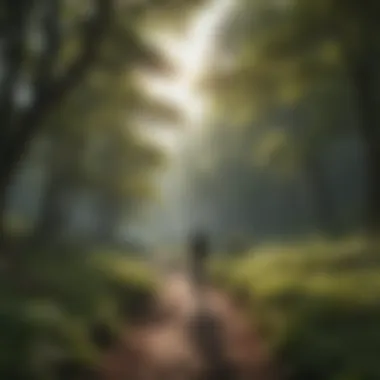 Embracing Nature for Mental Clarity A serene landscape encouraging mental rejuvenation