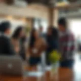 A diverse group brainstorming innovative ideas together