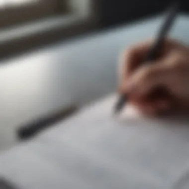 Introspection and Documentation A journal open with a pen, representing introspection and personal documentation.