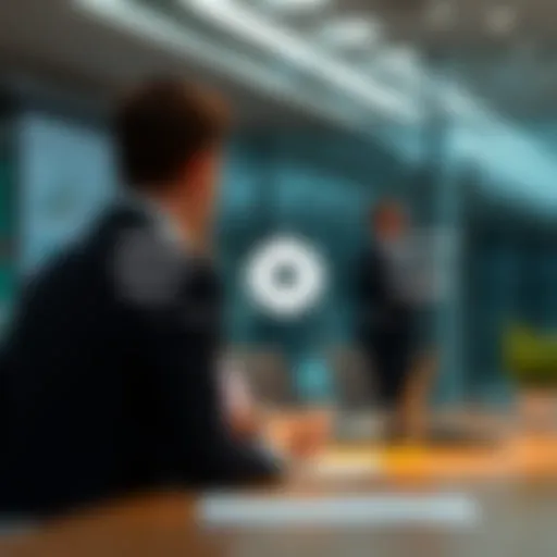 An abstract representation of corporate training frameworks