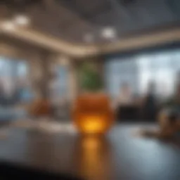 A vibrant workplace reflecting positive organizational culture