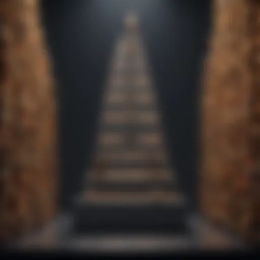 Visual representation of job hierarchy in organizations