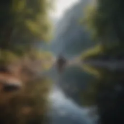 A serene landscape symbolizing solitude and introspection