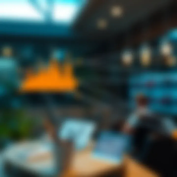 Chart showing the impact of networks on communication and collaboration