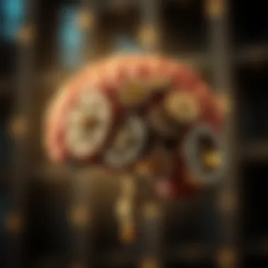 The Mechanics of Thought: Understanding Cognitive Patterns A brain depicted with gears and cogs, symbolizing the mechanics of thought.