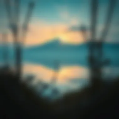 Finding Peace: The Contrast to Overactive Thinking A serene landscape reflecting calmness, contrasting with chaotic thought patterns.