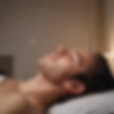 Meditation Techniques for Better Sleep Close-up of a person meditating before bedtime.