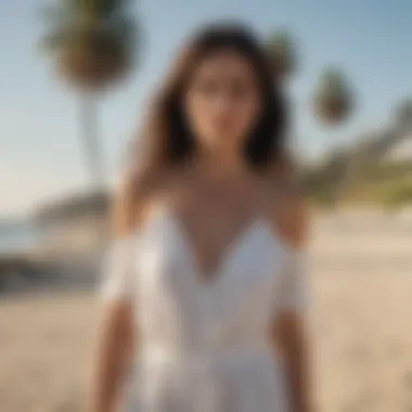 Beachside Sophistication Relaxed yet sophisticated beachside ensemble
